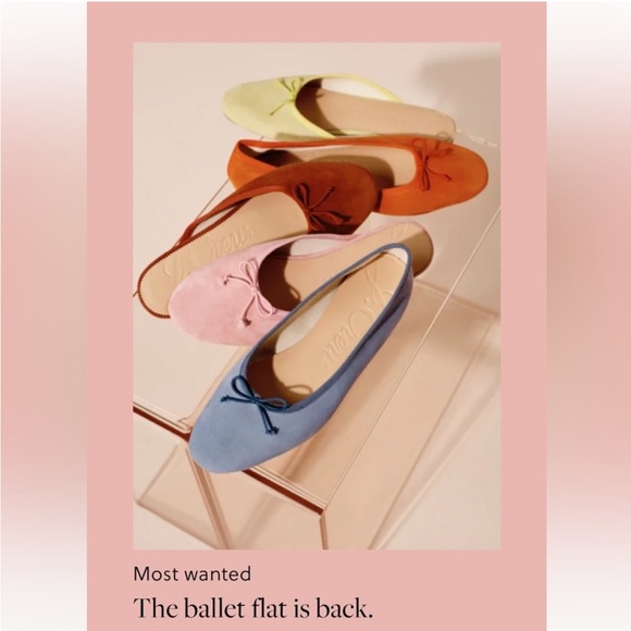 J. Crew Zoe Ballet Mules suede light pink - Picture 6 of 6